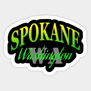 City Pride: Spokane, Washington Sticker